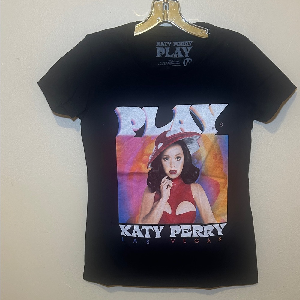 Katy Perry Collections Black Graphic Tee